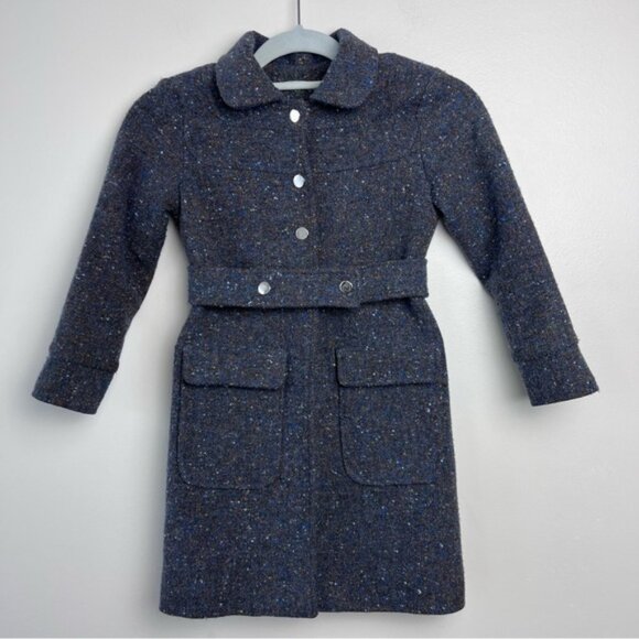 FLORA and HENRI wool silk blend COAT - Picture 1 of 5